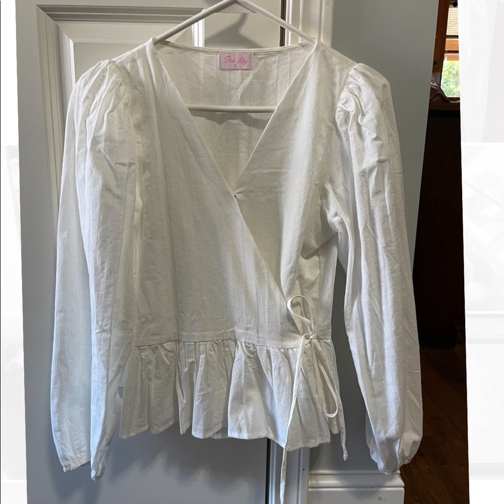 Pink Lily Womens Blouse